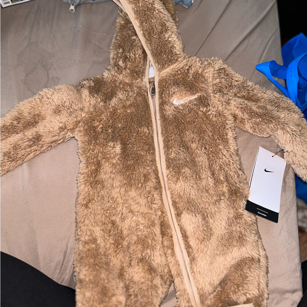 Nike fur coat